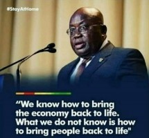 Presiden Ghana, Nana Akufo lakukan lockdown (ist)