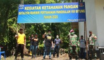 Yonmarhanlan VIII Bitung Rancang Lumbung Pagan Bersama Walikota Bitung