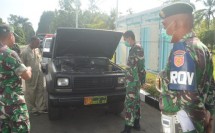 Cek Kesiapan Operasional Kendaraan, Brigif Para Raider 18/SEY Gelar Pemeriksaan