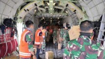 TNI Kerahkan Hercules Angkut Logistik ke Pulau Galang