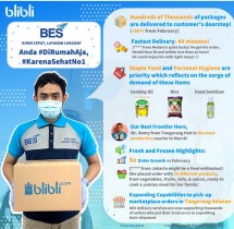 Blibli siap antar paket selama PSPB