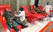 Prajurit Yonmarhalan III Pertisipasi Sumbangkan Darah