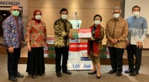 50 Ribu Masker Donasi Gajah Tunggal Group untuk KADIN dan APINDO