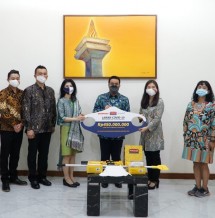 Sumbangan Bhinneka lawan covid-19 (Doc: Kementan)
