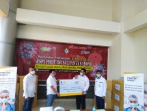 Bank Mantap sumbang APD ke RSPI Sulianti Saroso Suroso (Doc: Anto)