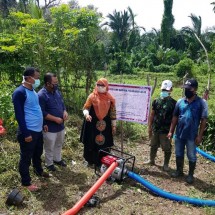 Pompa untuk mengairkan air ke persawahan (Doc: Kementan)