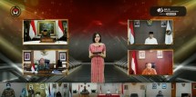 Wapres KH Maruf Amin, Menaker, Dirut BPJAMSOSTEK Agus Susanto dan Kemenko PMK