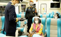 Ilustrasi Transportasi Kereta Api Indonesia