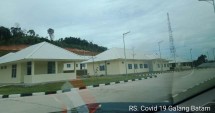 Gedung Isolasi RS Covid-19 Pulau Galang di Batam