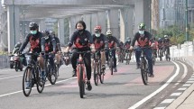 Danlantamal III dan 30 Personel Gowes Bersama