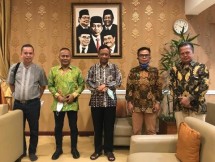 Menkopolhukam Mahfud MD dan Jajaran Pengurus Mappilu PWI