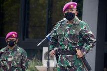 Komandan Brigif 2 Marinir Kolonel Marinir Rudi Harto Marpaung