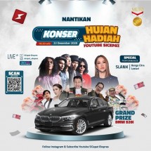 Tutup Program Hujan Hadiah Youtube Sicepat, Sicepat Adakan Virtual Konser Pada Tanggal 22 Desember Mendatang