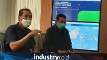 Direktur Pemasaran Pupuk Indonesia Gusrizal saat memperkenalkan Distribution Planning and Control System (DPCS) (Foto: Ridwan/Industry.co.id)