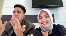 Mischa Candrawinata dan Cut Syifa dalam acara virtual meet and greet SCTV