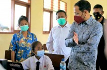 Mendikbud Nadiem Makarim di sorong Papua (dok instagram pribadi)