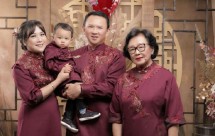 Keluarga Ahok foto rayakan Imlek (Foto : Instagram/@basukibtp)