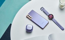 Tampilan Samsung Galaxy S21 Series 5G bersama Galaxy Buds Pro dan Samsung Smartwatch. (Foto: Humas PT Samsung Indonesia)