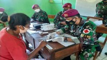 Prajurit Batalyon Kesehatan 1 Marinir