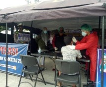 Pelayanan Rapid Antigen di Rest GT Gunung Sugih, Ruas Bakauheni - Terbanggi Besar