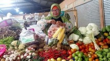 Ilustrasi pedagang pasar