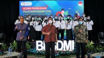 Kepala BSDMI Kemenperin Arus Gunawan saat membuka Latisan Dasar CPNS Tahun 2021