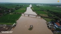 Kondisi jembatan gantung di Jepara