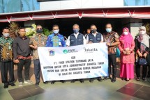 Peduli Pencegahan Banjir, Food Station Salurkan 3 Unit Mesin Bor ke Wali Kota Jakarta Timur