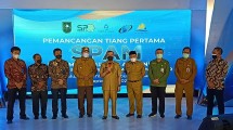 PTPP Lakukan Pemancangan Tiang Pertama SPAM Lintas Kota