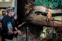 Museum Purbakala Sangiran di Desa Wisata Sangiran di Desa Krikilan, Kabupaten Sragen, Jawa Tengah