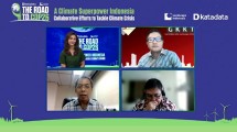 talkshow dengan tema accalerating investment for transition