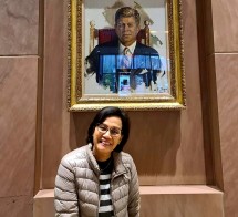 Sri Mulyani di Harvard