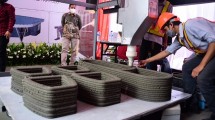 Kementerian PUPR Uji Coba 3D Concrete Printing