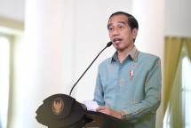 Presiden Jokowi saat menghadiri Puncak Peringatan HPN 2022, Rabu (09/02/2022), secara virtual dari Istana Kepresidenan Bogor, Jabar. (Foto: BPMI Setpres/Lukas)