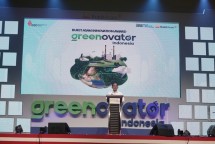 Direktur Utama PT Bukit Asam Tbk Arsal Ismail memberikan sambutan dalam launching Bukit Asam Innovation Award 2022 Greenovator, Selasa (22/03/2022)