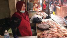 Pedagang ayam di Sumatera Selatan 