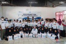 PT Hotel Indonesia Natour Berikan Bantuan Paket Peralatan Sekolah di daerah Serang Banten