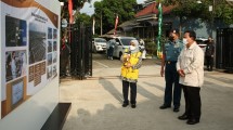 Menhan Prabowo Bersama Kementerian PUPR Lakukan Serah Terima Rusus KRI Nanggala 402 di Sidoarjo