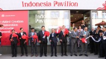 Peresmian Paviliun Indonesia di Davos