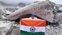 Gadis Mumbai, India Berusia 10 Tahun Puncaki Base Camp Gunung Everest (Foto: Twitter)