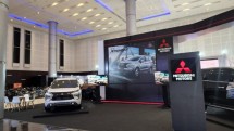 Penampakan booth Mitsubishi Motors di ajang IIMS Surabaya 2022