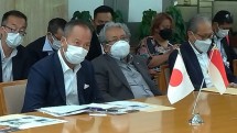 Menperin Agus Gumiwang Kartasasmita saat melakukan pertemuan dengan Gubernur Prefektur Aichi Mr. Hideaki Omura