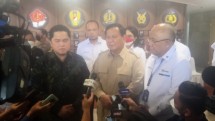 Prabowo Menteri Pertahanan, Erick Thohir dan Dirut ASABRI Wahyu Suparyono di Ultah Asabri ke 51 Tahun