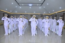 Wadan Kormar Brigadir Jenderal TNI (Mar) Endi Supardi Ikuti Peringatan HUT RI Secara Virtual