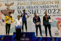 Atlet Batalyon Kapa 2 Marinir Unjuk Prestasi di Kejuaraan Nasional Wushu Piala Presiden 