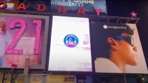 Video promosi Langit Musik dan UPoint.ID ditayangkan di Times Square New York, Amerika Serikat pada September ini. 