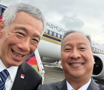 Menperin Agus Bersama PM Singapura 