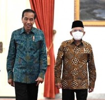 Presiden Jokowi dan Wapres Amin