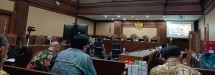 Suasana Sidangf di Pengadilan Negeri (PN) Jakarta Pusat, Selasa (27/12/2022). 