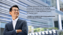 Sangho Jo, CEO Samsung Electronics Southeast Asia and Oceania.